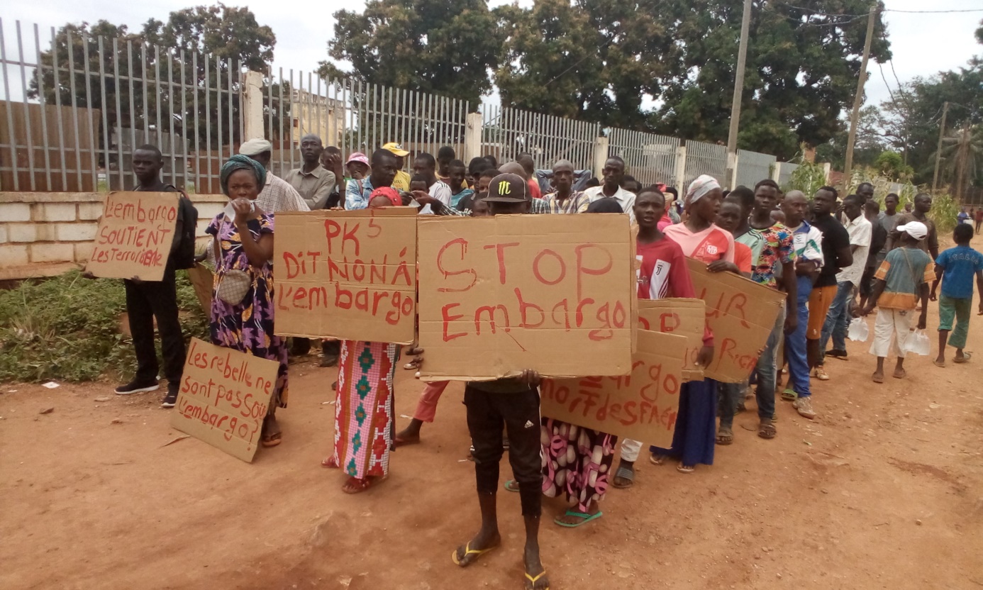 Centrafrique : La population de KM5 plaide aux Etats-Unis d’Amérique  pour la levée totale de l’embargo