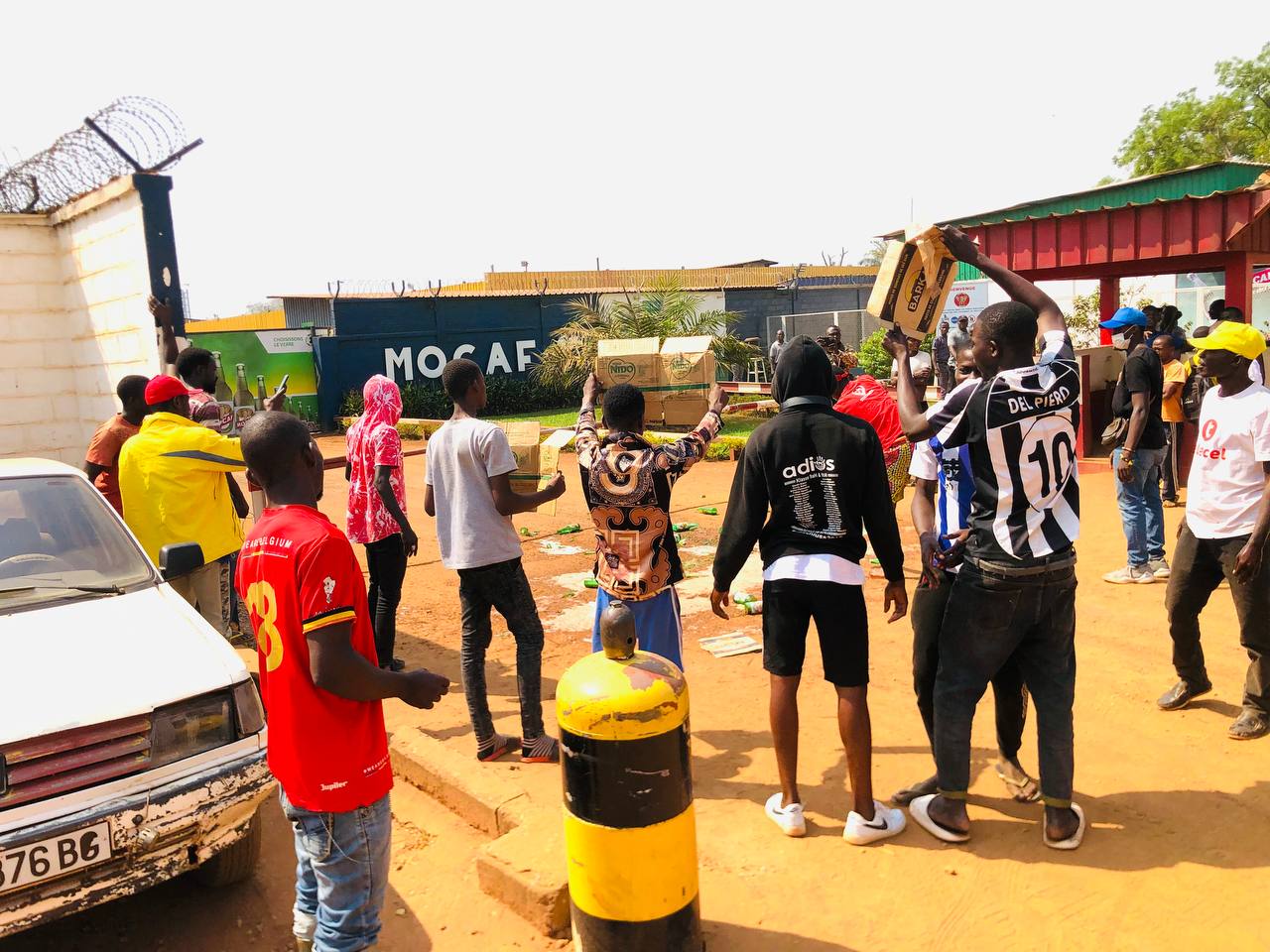 Les centrafricains protestent contre Castel à cause de son soutien aux terroristes