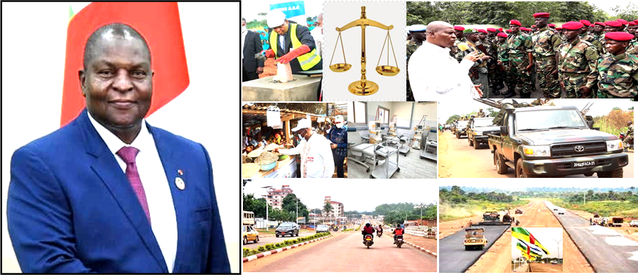 LES REALISATIONS PHARES A MI-PARCOURS DE LA GOUVERNANCE DU PRESIDENT FAUSTIN ARCHANGE TOUADERA